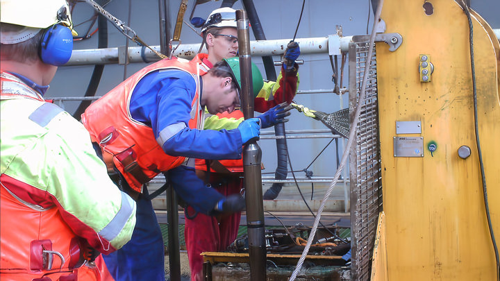 Crew performs milling through plug bullnose using E-line during a rigless light well intervention offshore