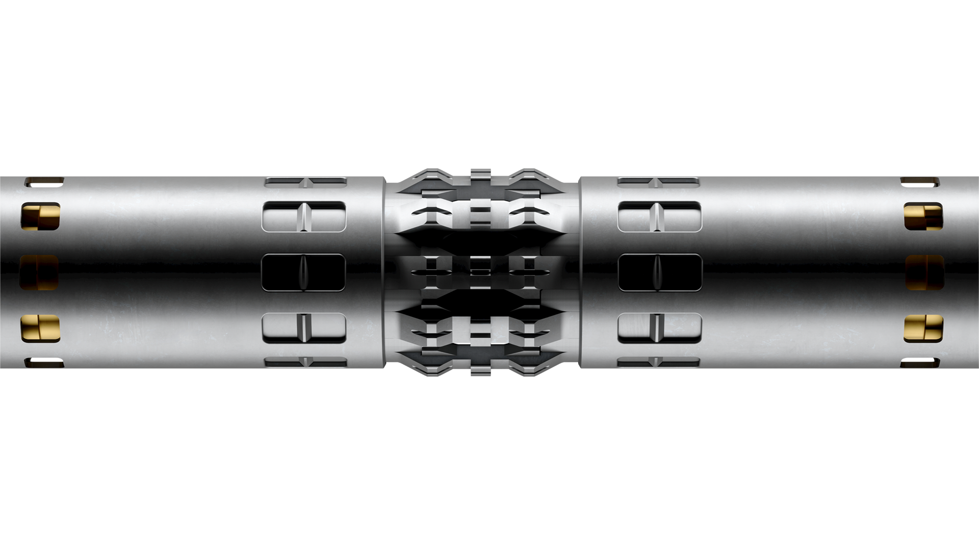 Graphic of a completion tool Downhole Actuator (DHA).