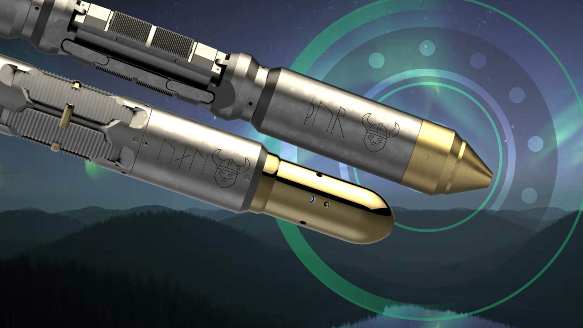 Reservoir Isolation Hero With Viking Icon