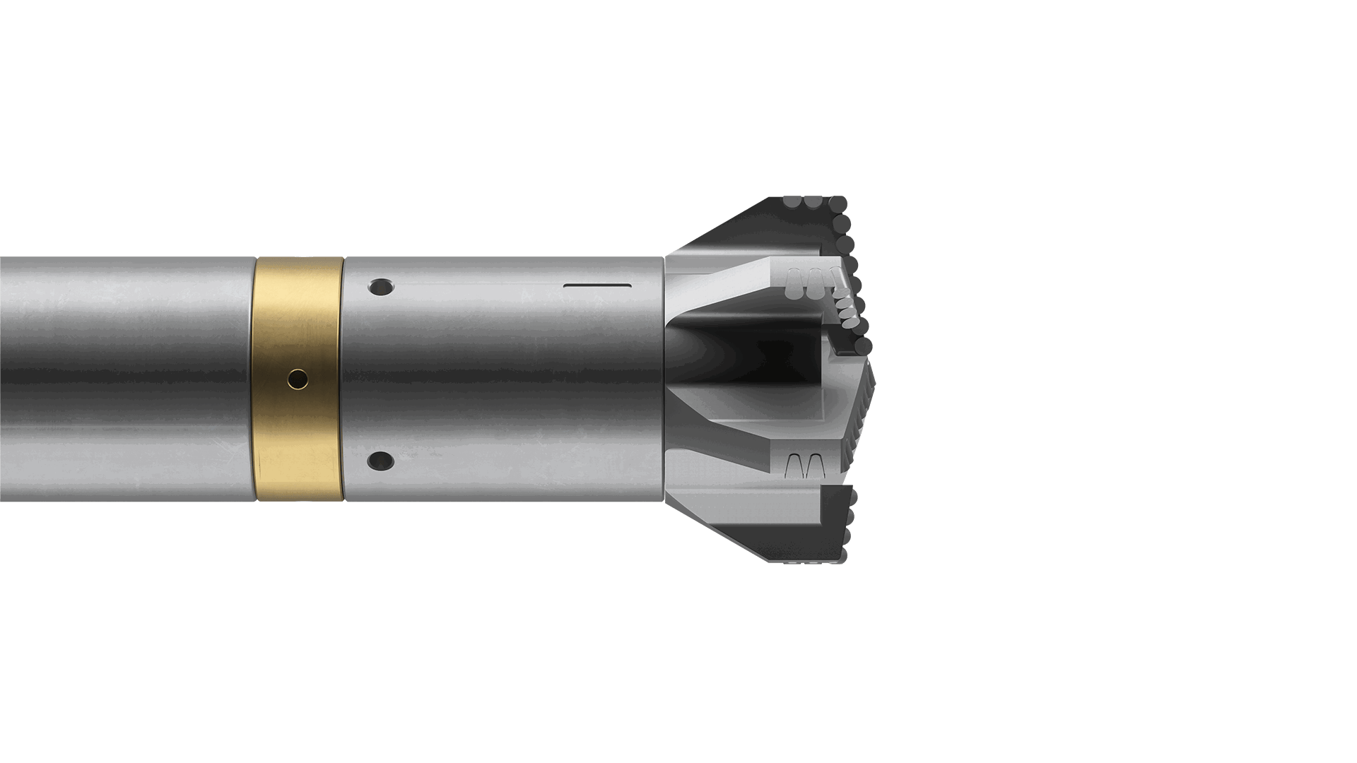 Well Miller for Scale Removal tool with a metallic body, gold-colored ring, and cutting edges for efficient downhole scale removal.